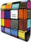 banjado® Design Briefkasten personalisiert Bunte Kreide 38,5x46,5x13cm & 2 Schlüssel - Briefkasten Stahl schwarz Zeitungsfach pulverbeschichtet - Postkasten A4 Einwurf inkl. Montagematerial