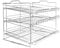 3 Tier Tin Can Rack | Kitchen & Pantry Cupboard Organiser | Canned Food & Tin Storage | Stainless Steel Wire Rack | 6 Divider Shelf Organisers | M&W