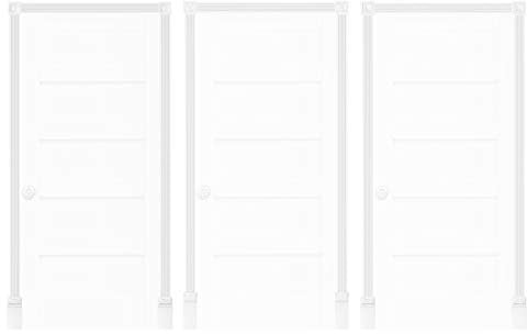 Türumrandung DK04 - Rahmen aus PU Kunststoff weiß, Sets-/ & Komponentenauswahl - Grand Decor (Basis D402)