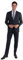 Steffen Klein Herren Anzug Wolle| Business Anzug | Marine| Regular Fit | Klassischer Stil, Elegant | Bequeme Passform und Professioneller Look | Unvergleichbarer Komfort | Größe: 52