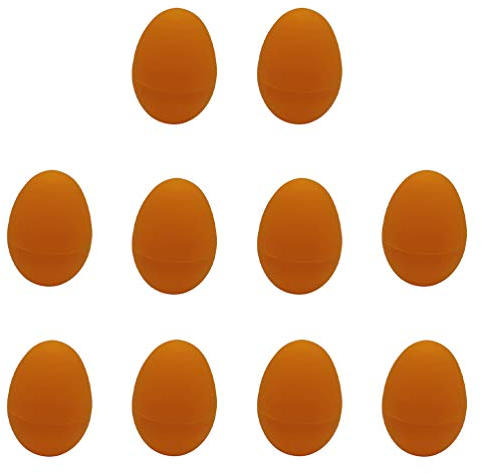 NUOBESTY 10pcs easter eggs egg hanging ornament Kitchen Game Food Toy DIY Lifelike Egg fairy Simulation Painting Egg Pretend Play Food egg toy easter hanging eggs plastic doll self made
