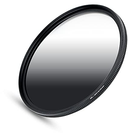JJC - Filtro graduato ND da 72 mm, graduale filtro a densità neutra per fotocamere Canon Sony, Nikon Fuji Olympus, paesaggio fotografia, rapporto di luce bilanciato