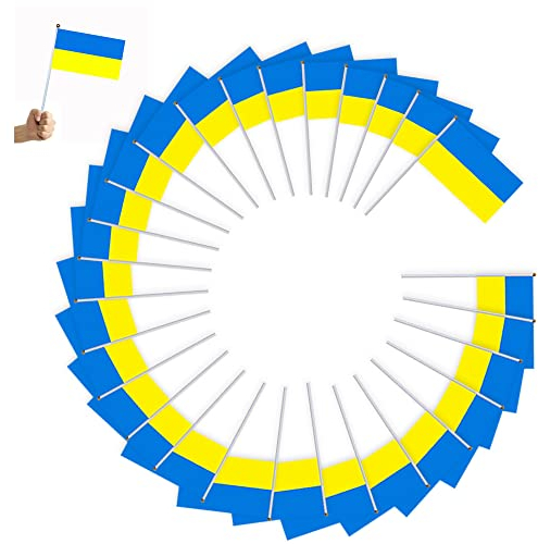 Ukrainische Nationalflaggen und Banner Ukraine Flagge Windward-Flagge Friedenstaube Lebendige Farbe Weltfriedenszeichen-Symbol Flagge Internationale Länderweltflaggen Dekoration Autodekorationsflagge
