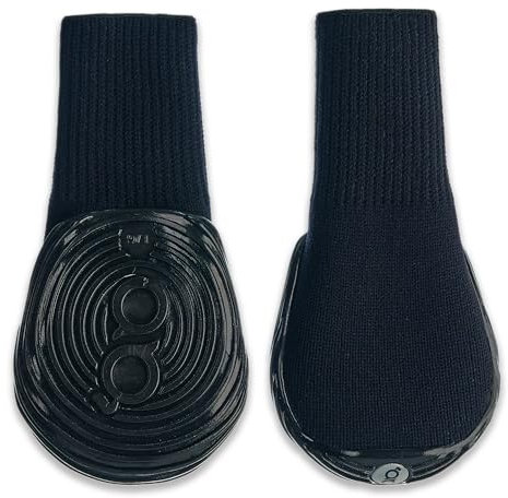 GOO EEZ Ultras Hundestiefel, Schwarz, Größe L, 2 Stück