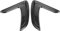 Auto Frontlippe Frontspoiler für BMW E46 E90 F31 F30 320Li 3 Series 2012-2016,Front Stoßstange Splitter Canard Diffusor Body Kit,A-Carbon Fiber Look