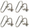 Kreuzrohrschnalle, M6 x 32 x 20 mm, 310 Edelstahl, Rohrschelle Kreuzverbinder, U-Form, Rohrschnalle für Bauernhof, Gewächshaus, Zaun, max. Rohr, 4 Stück