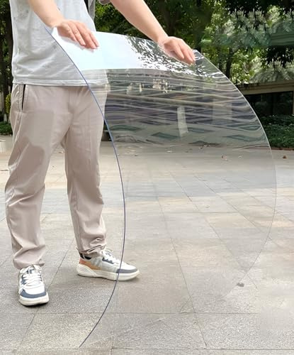NEPHRA Polycarbonate Clear Perspex Acrylic Sheet, Plastic Roofing Sheets for Greenhouse, Waterproof Roofing Canopies, Clear Plastic Sheet for Roofing Greenhouse Wall Canopy (Size : 0.6x2m)