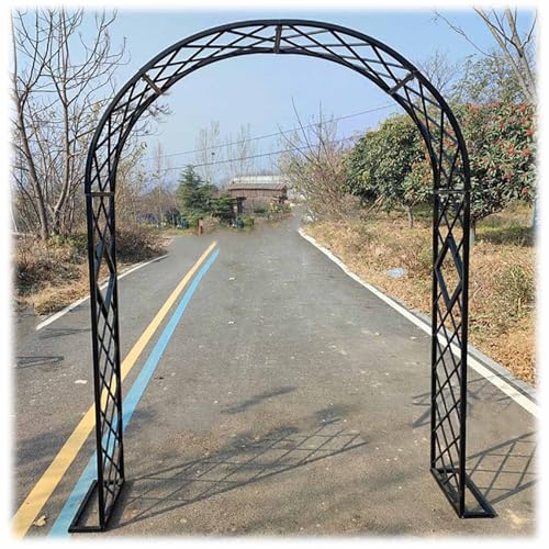 230cm hoch Rosenbögen Rankhilfe Garten Bogen Rankgitter Torbogen Kletterpflanze Bogen Rosengestell Schwerlast Pergola Spalier Wetterfest 180/260/300cm Breite(180x230cm)