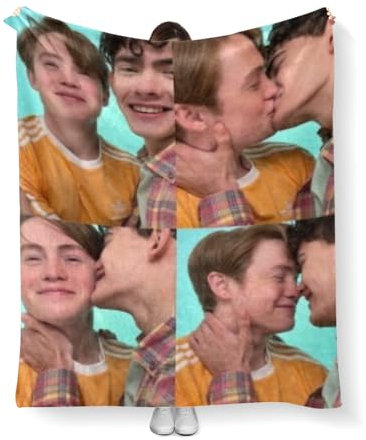 CHENGHUO Heart TV Nick & Charlie Fans Geschenk Heart,Kuscheldecke Flauschig Decke Fleecedecke - Wohndecke,Kuscheldecken 150x200cm, Kinderdecken (D,200x200)