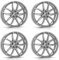 4x Rial Felgen Alufelgen Lucca 7.5Jx17 ET45 5x115 polar-silber kompatibel mit OPEL Astra Cascada Insignia Zafira Tourer