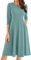 GRACE KARIN Women's Light Green 3/4 Sleeve A Line Formal Dress M