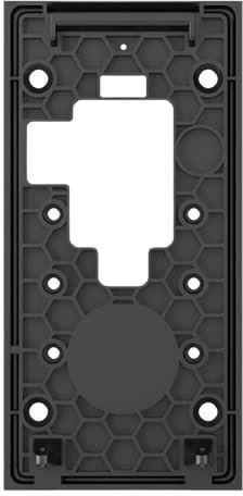 Allayu Ring Doorbell Mount No Drill Secure and Stable Installation Renter Friendly Ring Doorbell Mount ABS Ring Doorbell Holder