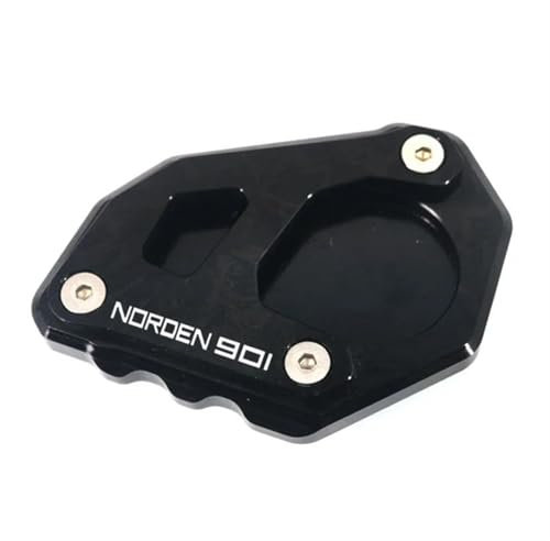 HYRHEV Für Husqvarna 901 Norden 901 Norden901 2021 2022 2023 Motorrad CNC Ständer Fuß Seitenständer Verlängerung Stützplatte Pad Stützplatte(Norden901 F12)
