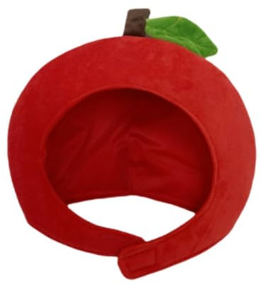Perfeclan Obst Kopfbedeckung Hut Lustige Geburtstag Party Hut für Karneval Geschenk Cosplay Festivals, Apfel