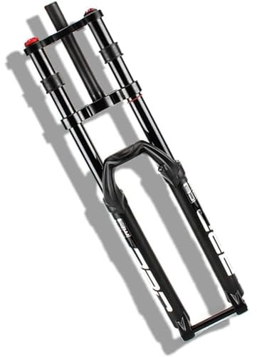 JJHIOI DH Forcella Sospensione Bicicletta 27.5 29 Pollici Viaggio 140Mm Air Damping Rebound Regolare 1-1/8 MTB Freno A Disco Forcella Passante Asse 15 × 100Mm Blocco Manuale