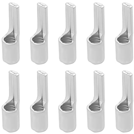 VGOL Lot de 25pcs Cosses Plates Non Isolées en Cuivre Pur étamé Connecteur à Aiguille Nue pour Tube en Cuivre Cosses Plates Câble de 25mm²