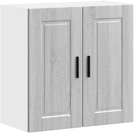 vidaXL Küchen-Hängeschrank Porto Grau Sonoma Holzwerkstoff
