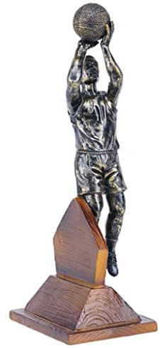 QXSJEDYCH Trofeo di tiro NBA Trofeo NBA Sixth Man Adatto for la Decorazione della casa/Appassionati di Basket/premi for Varie Partite di Basket, Personalizzazione Personale Trofeo