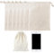 Sac en coton de 20 pièces, sac de peinture 10 x 14 cm, sac avec cordon de serrage, sac à repriser, sac en toile de coton