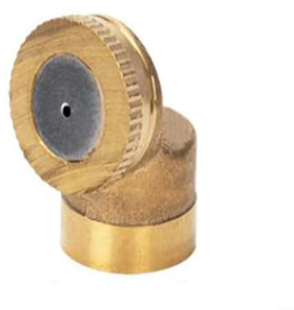 Ugello spray nebulizzatore in ottone, 1/2/3/4 fori, raccordo per irrigazione da giardino, per serre agricole, atomizzazione regolabile ad alta pressione (1 foro)