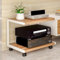 CUXAHO Mobile HiFi Mobile Giradischi Rack con Ruote HiFi Angolare con supporto,Mobile TV Scaffale Scaffale Portaoggetti,Alto Moderno Mobili per Hi Fi Vinili Stereo AV Media(White,2 Tier)