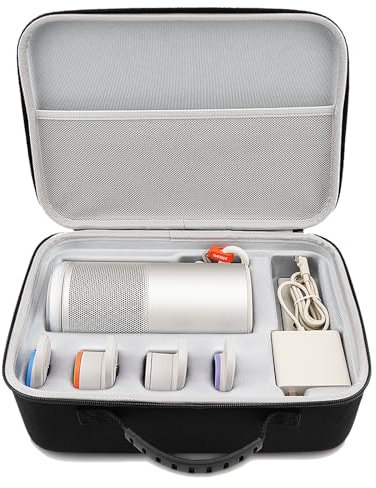 Carrying Case for XGIMIs MoGo 4 1080P Projector, Travel Protective Case for MoGo 4 Laser Projector & 4pcs Sunset Filters, Storage for Remote Control, Charger and Other Accessories