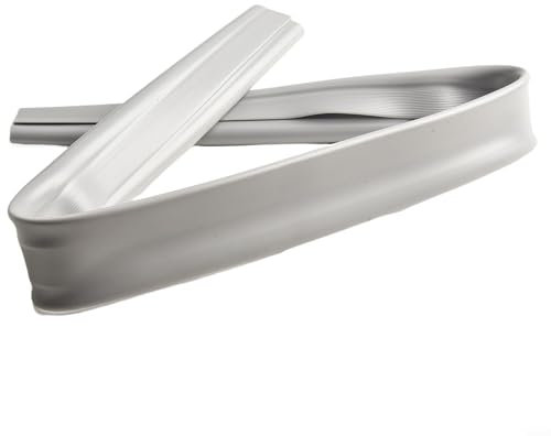 Tira de sellado inferior de puerta de PVC aislante de sonido para crear un ambiente de vida tranquilo en casa (gris)