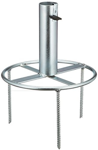STUBAI Schirmständer Rasendorn 50 mm Ø, Höhe 300 mm, 2500 g – extra stabiler Sonnenschirmständer für große Schirme | leicht in den Boden zu stecken | für Garten, Strand & Camping