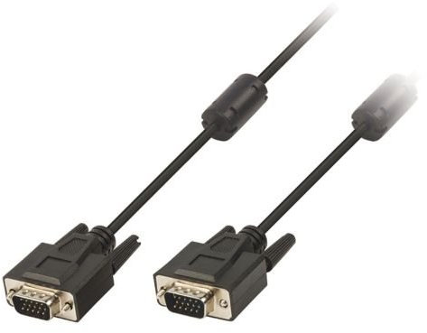 121AV 5m Long VGA SVGA PC Laptop Monitor Cable Lead Male To Male 15 Pin