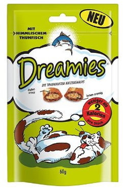 Dreamies mit Thunfisch | 6 x 60g Traumhafter Katzensnack
