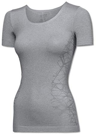 Schiesser Damen sportstrøje 1/2 ThermoUnterwäsche Oberteil, Grau (Silbergrau-mel. 210), 38 EU