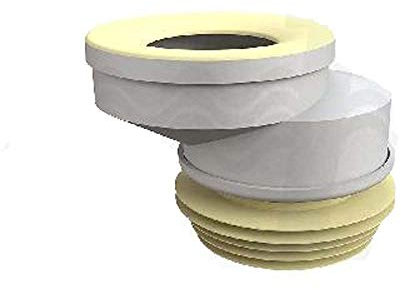 BONOMINI Manicotto WC BIPOWER ECCENTRICO 40 MM in Diam 100/110 out Diam 100/110