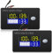2 Misuratori di Tensione Capacità di Batteria con Allarme e Sensore di Temperatura Esterno Monitoraggio di Temperatura 0-179 ℉ 12V 24V 36V 48V 60V 72V Indicatore di Livello di Batteria