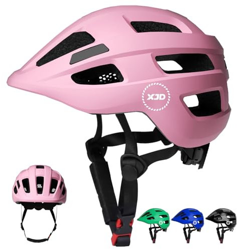 XJD Toddler Bike Helmet Kids Helmet Age 2 CE EN Certification Crash Helmet for Bicycle Scooter Rollerskate Skateboard Age 2-5 Years Old Boys Girls (Pink, XS)