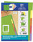 Oxford Strongline 5-Positionen-Register, lebendige Farben.
