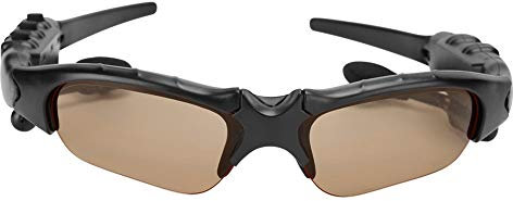 VBESTLIFE Bluetooth Sunglasses, Wireless Music Sunglasses Headsets with Polarized Protection, Unisex Sport Design, for Drive, Travel, Outdoor (Tawny)