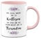 Tassenbrennerei Original Tasse mit Spruch Der Zufall machte uns zu Kollegen - Kaffeetasse als Geschenk für Kollegin (Rosa)