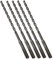 UK Drills - SDS Plus Hammer Drill Bit - Tungsten Carbide Tip, Fully Hardened Tool - To Be Used in Granite, Concrete & Masonry - 8.0mm x 210mm (Pack of 5)