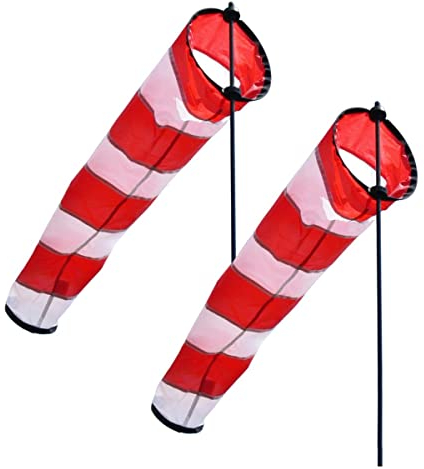 CIM Windsack - Avia - Sock L (2er-Set) - wetterfest - Ø18cm, Länge: 73cm - inkl. Fiberglasstab