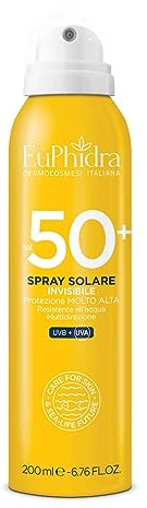 EUPHIDRA Unsichtbares Sonnenspray 50+ 200 ml