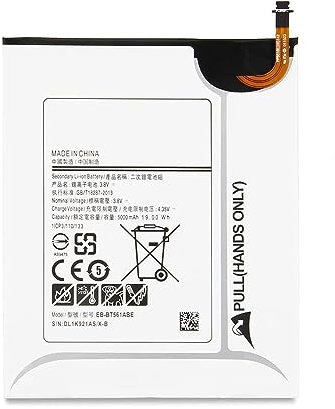 szyuya Batteria per computer portatile EB-BT561ABE EB-BT561ABA compatibile con Samsung Galaxy Tab E Nook 9.6 SM-T565 SM-T561 SM-T561N Series (3,8 V 19 Wh)