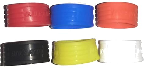 Pros Pro 6 Griffband Abschlussgummi für Tennisschläger bunt