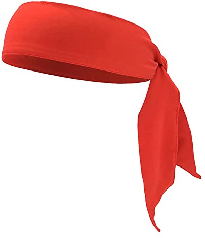 Stirnband, Sport-Kopfbänder für Männer, Frauen, Kinder, Ninja, Karate, Tennis, Piraten-Stirnband und Bandana, athletisches Schweißband/Haarband für Basketball, Softball, Laufen, Workout,