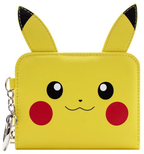Thunderbolt Pika Pika! Spark Electro Ball Souris #025 Porte-Monnaie/Portefeuille Pochette Poche à Monnaie & Porte-Carte, Jaune