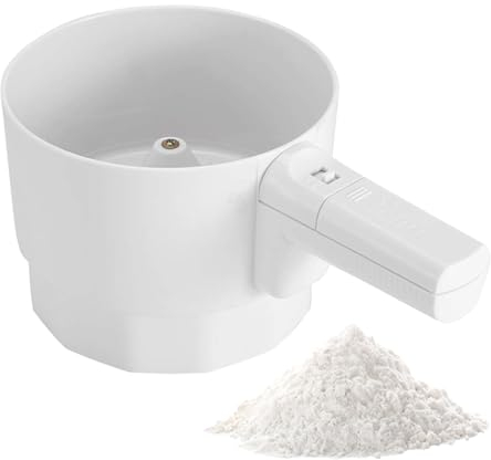 Tamiz eléctrico para hornear, Tamiz de harina eléctrico,Tamiz de harina ultrafino de malla 60 con mango - Tamiz de mano silencioso lavable para hornear, utensilios de cocina para cocinar,