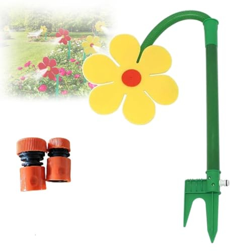 Tanzender Gänseblümchen-Sprinkler, Kunststoff-Gartensprinkler, tanzende Blumensprinkler, verrückter tanzender Blumen-Wassersprinkler, tanzende Rasenblume, lustige Bewässerung for Rasen, Garten, dekora