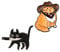 COMNICO Pins Emaille Anstecknadeln 2 Stück Süße Emaille Katzen Anstecknadel, Rucksack-Anstecknadeln Lustige Katzenbrosche Cowboy-Anstecker Asthetische Brosche Anime-Anstecknadeln für Rucksäcke Jacken