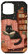 iPhone 15 Black Cat Reading a Book in a Cozy Autumn Setting Case