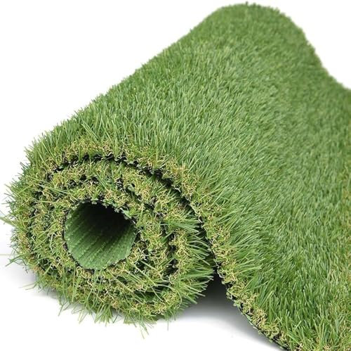 CucCe Synthetic Artificial Grass Turf, 3cm Pile Height Pet Fake Grass Mat Balcony Garden Grass Carpet fake grass carpet(100x100cm)
