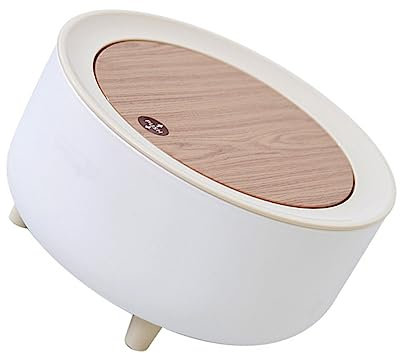 Cabilock Poubelle De Bureau Petite Avec Couvercle à Pression Pour Bureau Maison Compacte Et Facile à Utiliser